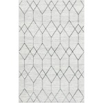 Rug Unique Loom Matrix Trellis Ivory Rectangular 5' 0 x 8' 0