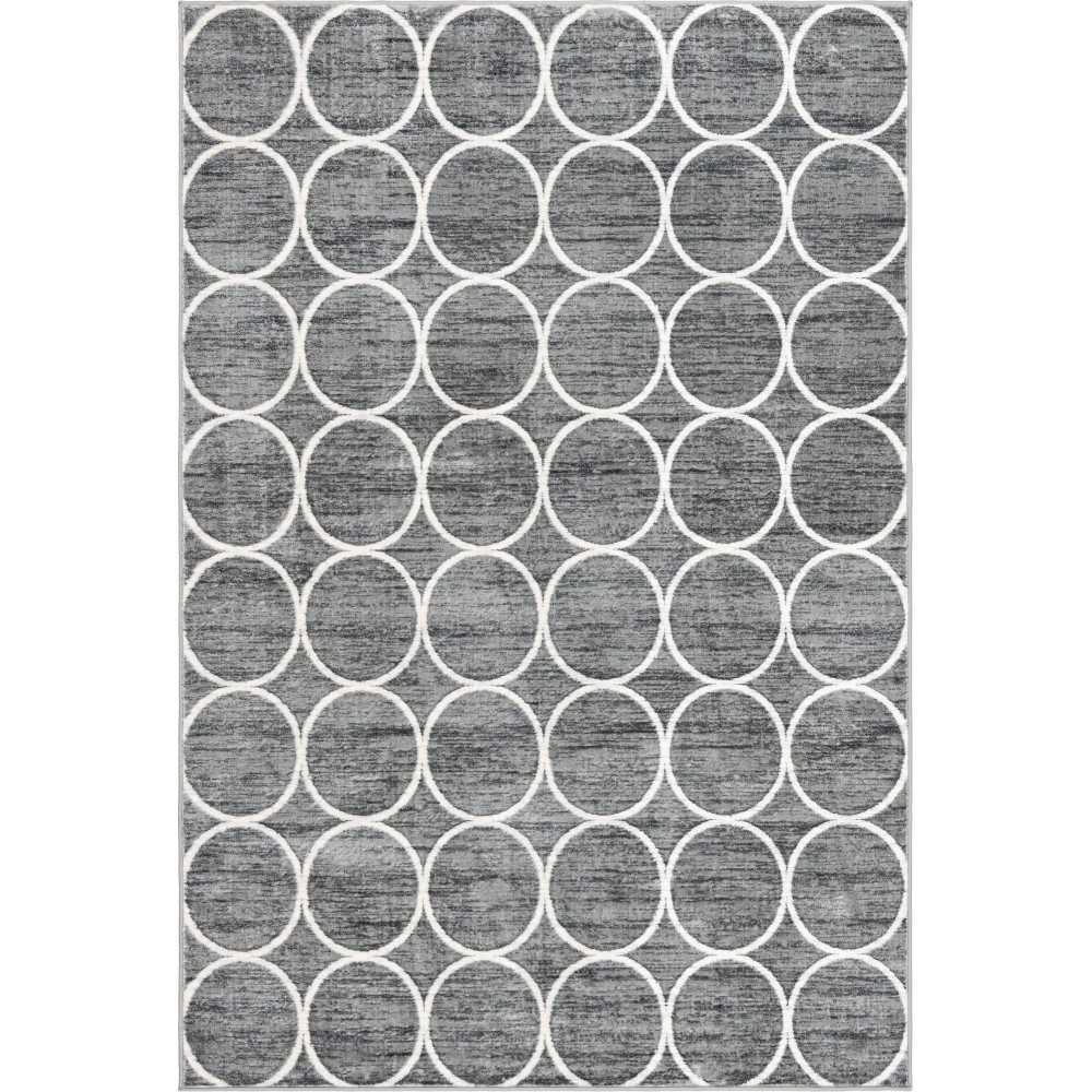 Rug Unique Loom Matrix Trellis Dark Gray Rectangular 6' 0 x 9' 0 Rug Unique Loom Matrix Trellis Dark Gray Rectangular 6' 0 x 9' 0