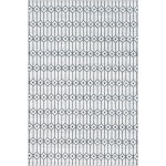 Rug Unique Loom Matrix Trellis Ivory/Gray Rectangular 6' 0 x 9' 0