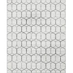 Rug Unique Loom Matrix Trellis Ivory Rectangular 8' 0 x 10' 0