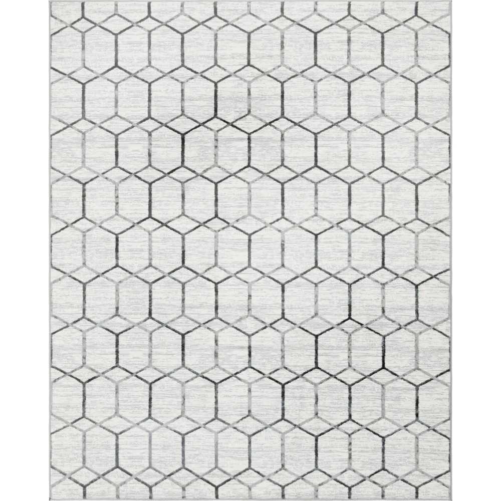 Rug Unique Loom Matrix Trellis Ivory Rectangular 8' 0 x 10' 0 Rug Unique Loom Matrix Trellis Ivory Rectangular 8' 0 x 10' 0