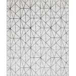 Rug Unique Loom Matrix Trellis Ivory Rectangular 8' 0 x 10' 0