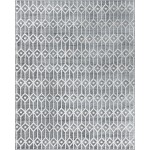 Rug Unique Loom Matrix Trellis Gray Rectangular 8' 0 x 10' 0