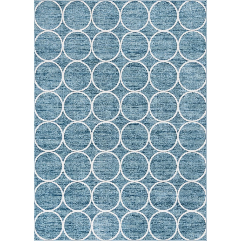 Rug Unique Loom Matrix Trellis Blue Rectangular 9' 10 x 14' 0 Rug Unique Loom Matrix Trellis Blue Rectangular 9' 10 x 14' 0