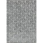 Rug Unique Loom Matrix Trellis Dark Gray Rectangular 9' 10 x 14' 0