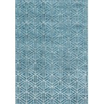 Rug Unique Loom Matrix Trellis Blue Rectangular 9' 10 x 14' 0