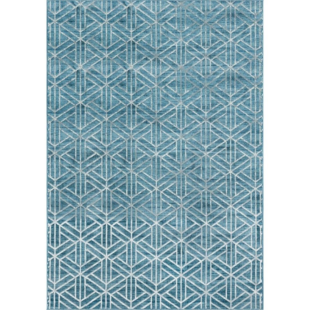 Rug Unique Loom Matrix Trellis Blue Rectangular 9' 10 x 14' 0 Rug Unique Loom Matrix Trellis Blue Rectangular 9' 10 x 14' 0