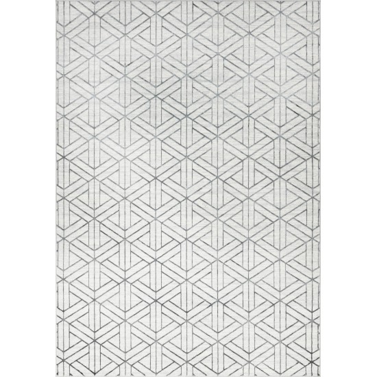 Rug Unique Loom Matrix Trellis Ivory Rectangular 9' 10 x 14' 0