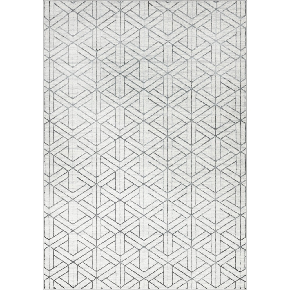 Rug Unique Loom Matrix Trellis Ivory Rectangular 9' 10 x 14' 0