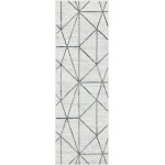 Rug Unique Loom Matrix Trellis Ivory Runner 2' 0 x 6' 0