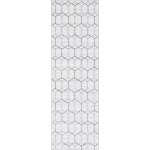 Rug Unique Loom Matrix Trellis Ivory Runner 3' 0 x 10' 0