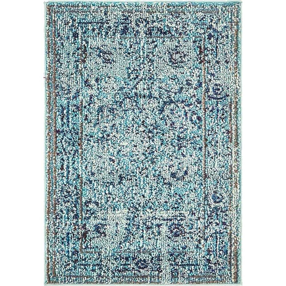 Rug Unique Loom Medici Light Blue Rectangular 2' 2 x 3' 0 Rug Unique Loom Medici Light Blue Rectangular 2' 2 x 3' 0