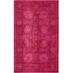 Rug Unique Loom Medici Fuchsia Rectangular 3' 3 x 5' 3