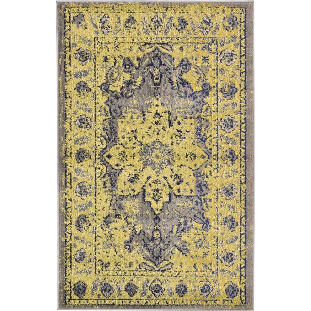 Rug Unique Loom Medici Gray Rectangular 3' 3 x 5' 3 Rug Unique Loom Medici Gray Rectangular 3' 3 x 5' 3
