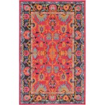Rug Unique Loom Medici Fuchsia Rectangular 5' 0 x 8' 0