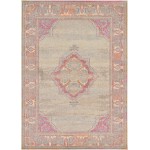 Rug Unique Loom Medici Beige Rectangular 7' 0 x 10' 0