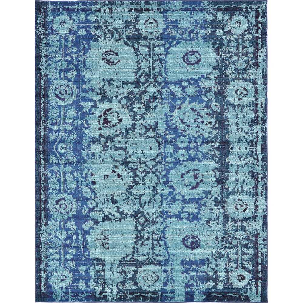 Rug Unique Loom Medici Turquoise Rectangular 9' 0 x 12' 0 Rug Unique Loom Medici Turquoise Rectangular 9' 0 x 12' 0