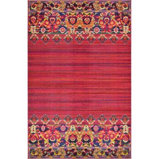 Rug Unique Loom Medici Fuchsia Rectangular 10' 6 x 16' 5