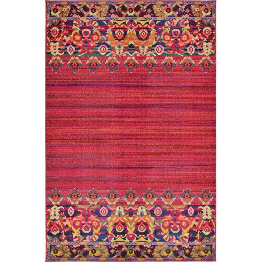 Rug Unique Loom Medici Fuchsia Rectangular 10' 6 x 16' 5