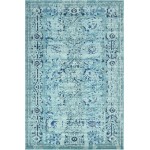 Rug Unique Loom Medici Light Blue Rectangular 10' 6 x 16' 5