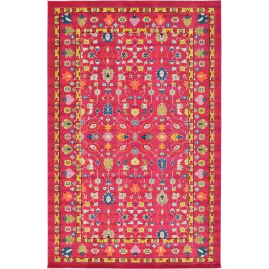 Rug Unique Loom Medici Fuchsia Rectangular 10' 6 x 16' 5