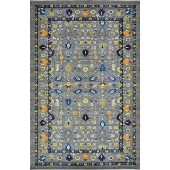 Rug Unique Loom Medici Gray Rectangular 10' 6 x 16' 5