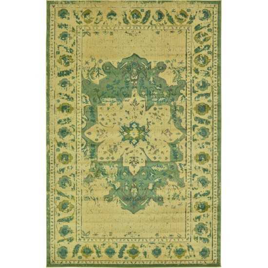 Rug Unique Loom Medici Green Rectangular 10' 6 x 16' 5