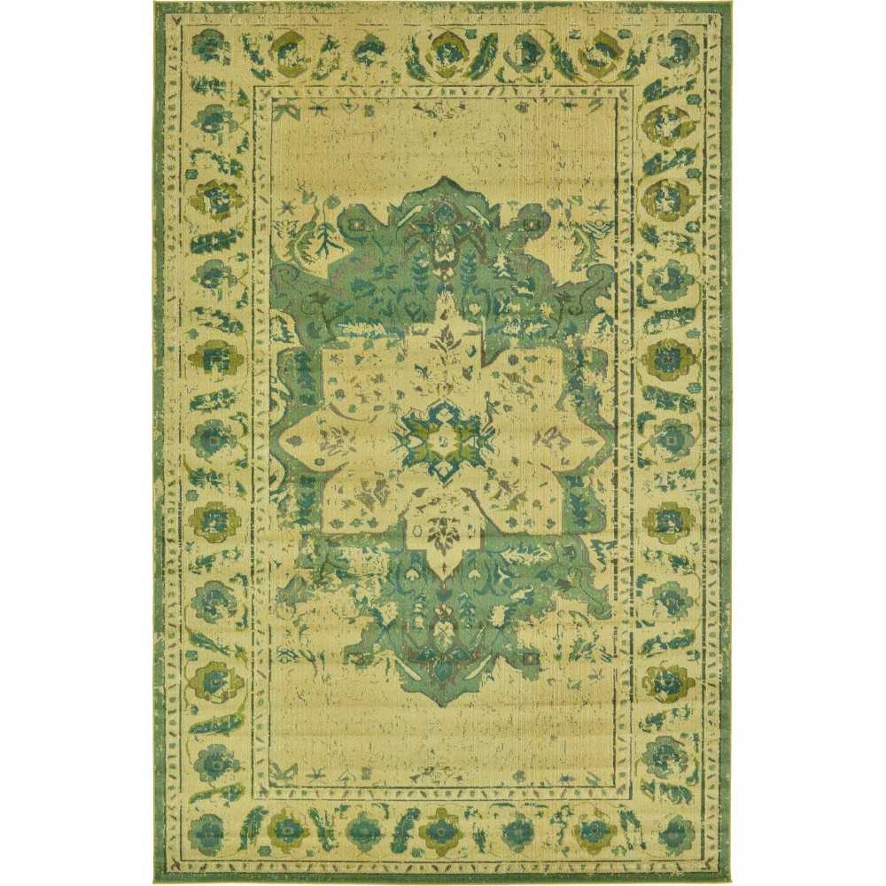 Rug Unique Loom Medici Green Rectangular 10' 6 x 16' 5