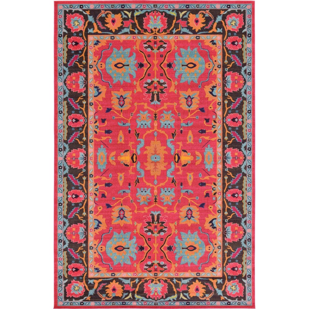 Rug Unique Loom Medici Fuchsia Rectangular 10' 6 x 16' 5