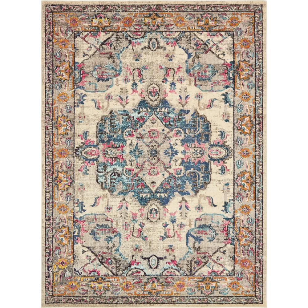 Rug Unique Loom Medici Beige Rectangular 10' 6 x 16' 5