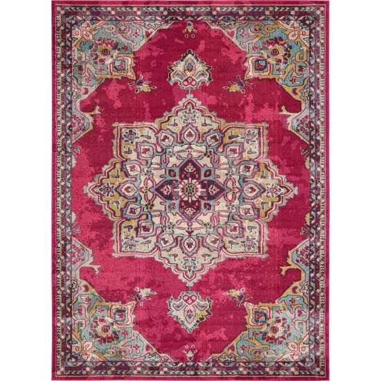 Rug Unique Loom Medici Fuchsia Rectangular 10' 6 x 16' 5