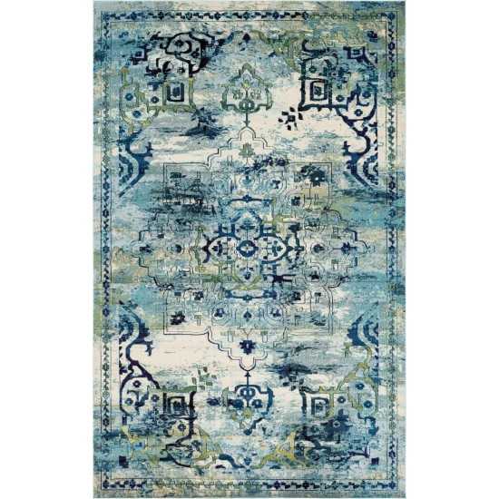 Rug Unique Loom Medici Blue Rectangular 10' 6 x 16' 5