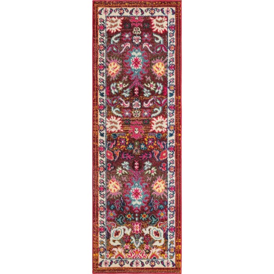 Rug Unique Loom Medici Multi Runner 2' 2 x 6' 7