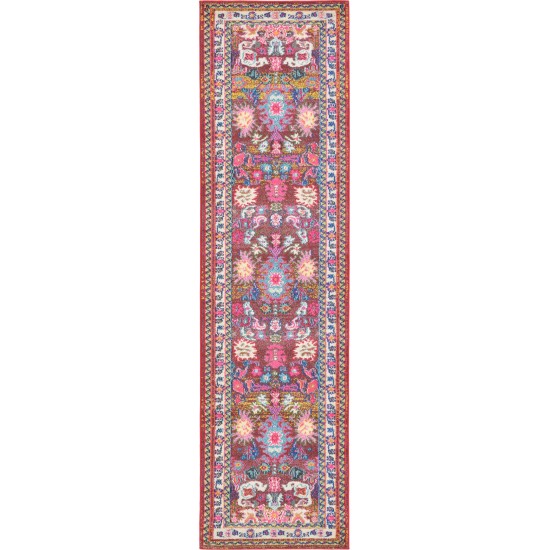 Rug Unique Loom Medici Multi Runner 2' 7 x 10' 0