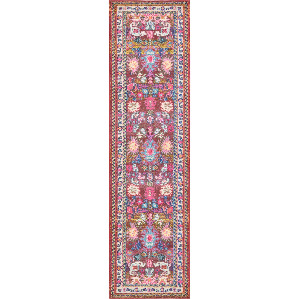 Rug Unique Loom Medici Multi Runner 2' 7 x 10' 0