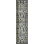 Rug Unique Loom Medici Gray Runner 2' 7 x 10' 0