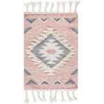 Rug Unique Loom Mesa Pink Rectangular 2' 0 x 3' 0