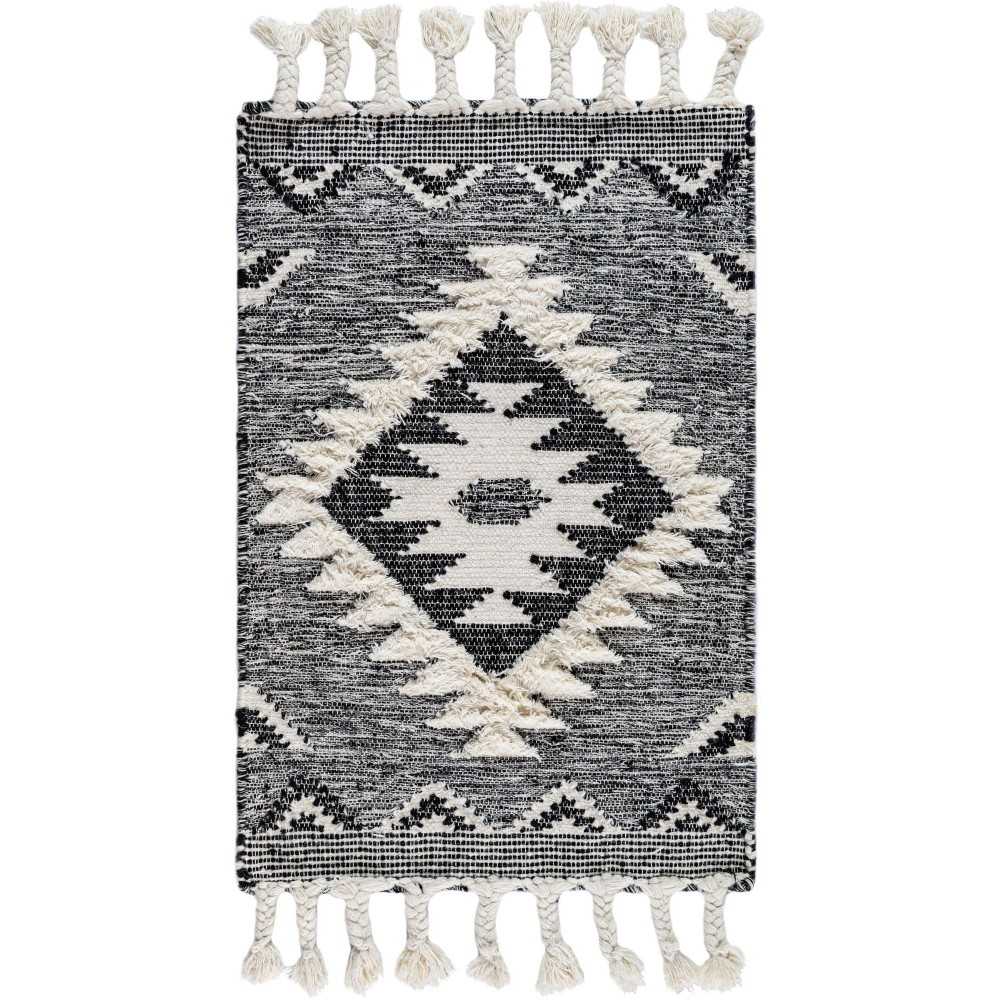 Rug Unique Loom Mesa Charcoal Rectangular 2' 0 x 3' 0