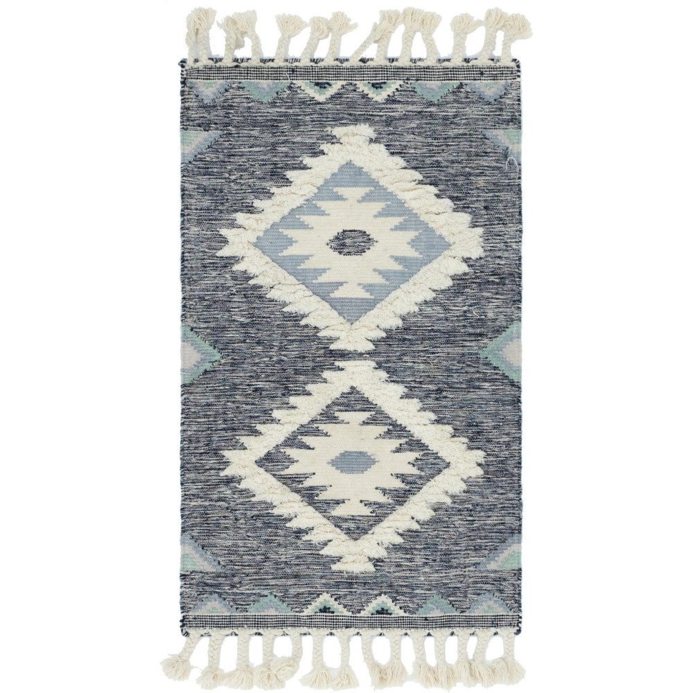 Rug Unique Loom Mesa Navy Blue Rectangular 3' 3 x 5' 0