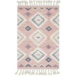 Rug Unique Loom Mesa Pink Rectangular 4' 0 x 6' 0