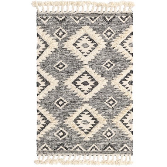 Rug Unique Loom Mesa Charcoal Rectangular 4' 0 x 6' 0