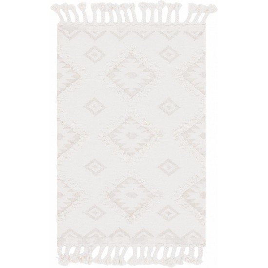 Rug Unique Loom Mesa Ivory Rectangular 4' 0 x 6' 0