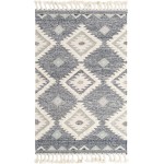 Rug Unique Loom Mesa Navy Blue Rectangular 5' 0 x 8' 0