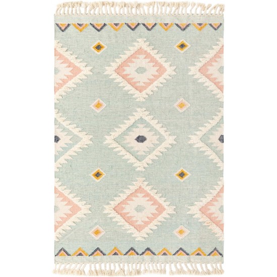 Rug Unique Loom Mesa Light Blue Rectangular 6' 0 x 9' 0