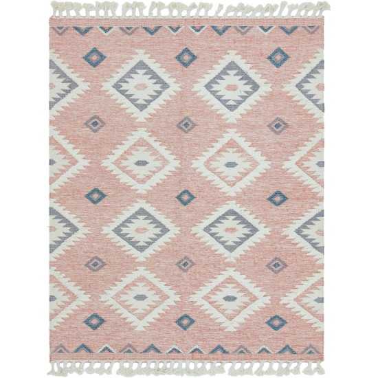 Rug Unique Loom Mesa Pink Rectangular 8' 0 x 10' 0