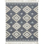 Rug Unique Loom Mesa Navy Blue Rectangular 8' 0 x 10' 0