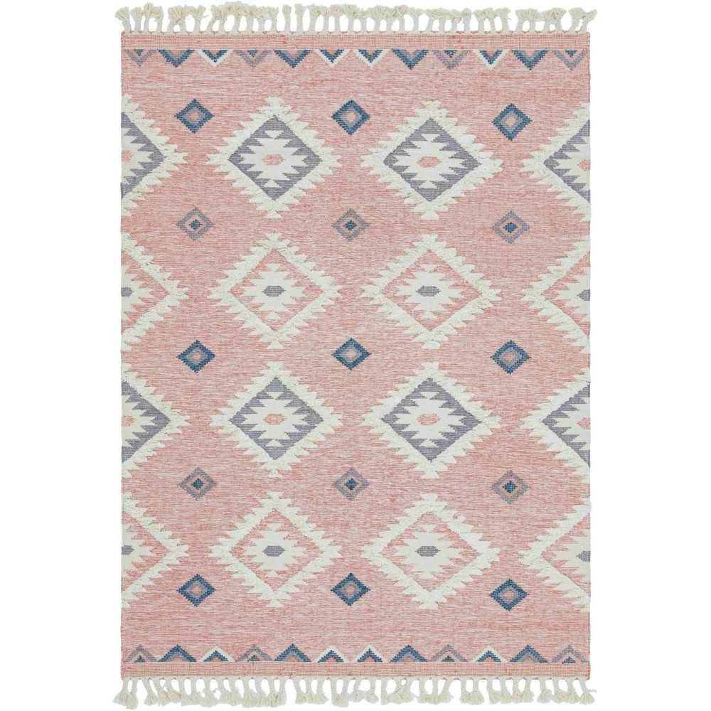 Rug Unique Loom Mesa Pink Rectangular 8' 0 x 11' 0