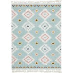 Rug Unique Loom Mesa Light Blue Rectangular 9' 0 x 12' 0