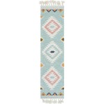 Rug Unique Loom Mesa Light Blue Runner 2' 2 x 8' 2