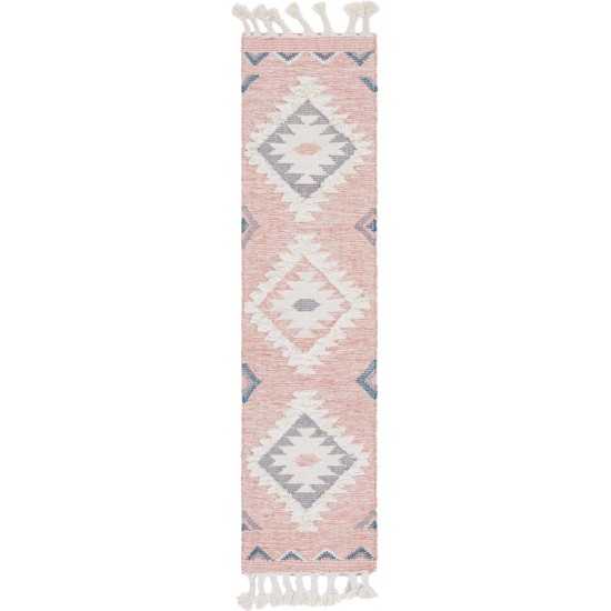 Rug Unique Loom Mesa Pink Runner 2' 2 x 8' 2